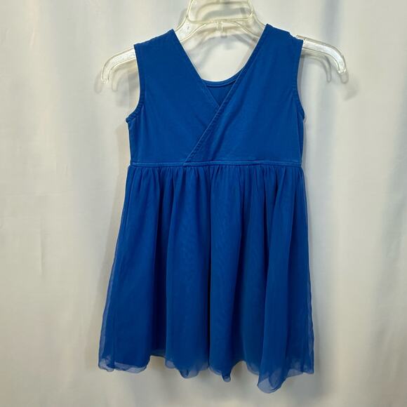 Hanna Andersson Blue Chasing Summer Dress Soft Tulle 130cm US 8 Kids - Picture 4 of 7
